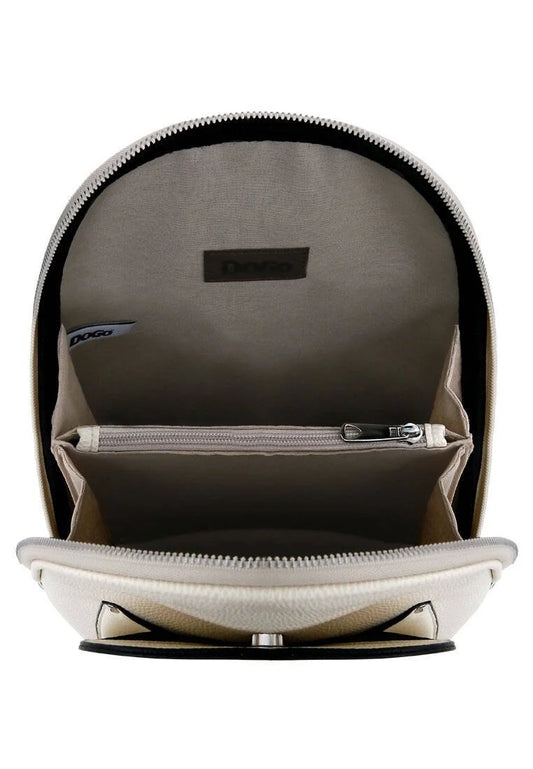 Vegan Leather Cream Backpack - Your Ride Your Bike Design