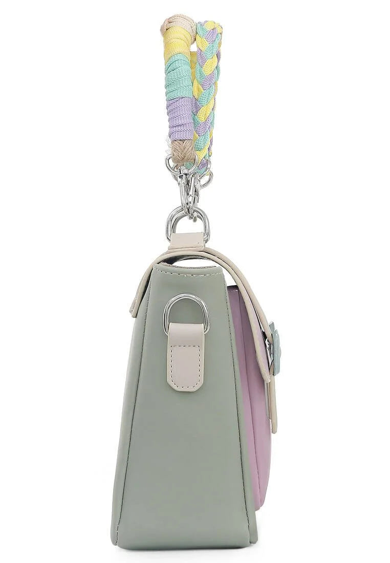 Women Vegan Leather Lilac Purse - Paw Lucky Design