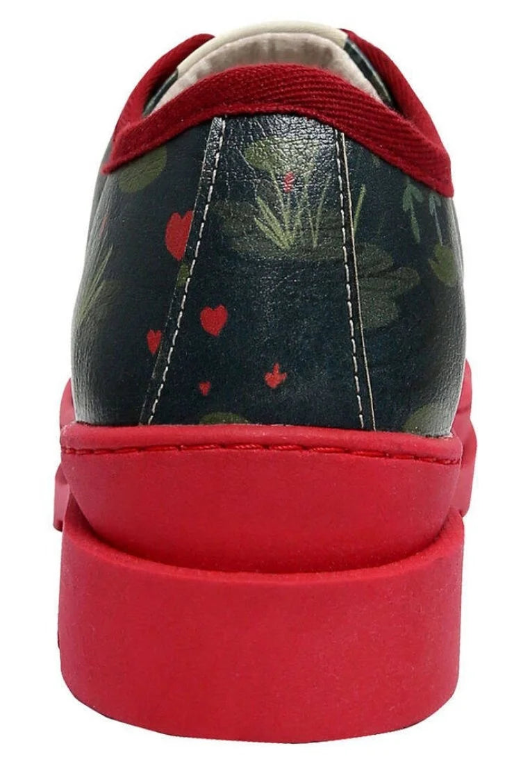 Women Vegan Leather Navy Sneakers - True Love Design