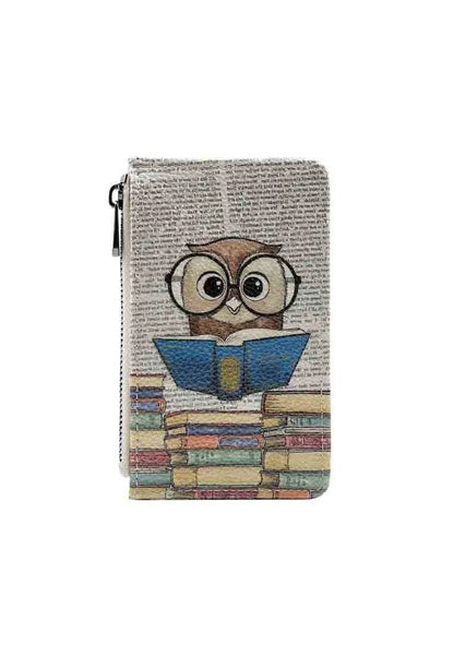 Women Multicolor Wallet - The Wise Owl Design