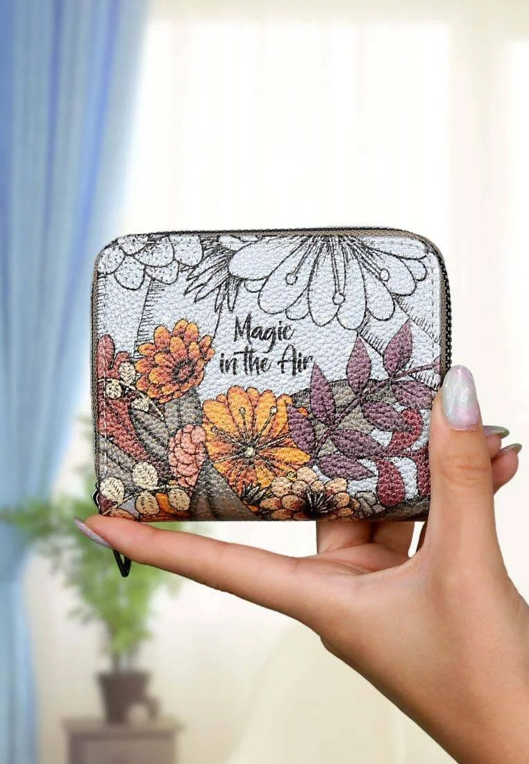 Women Multicolor Wallet - Magic in the Air Design
