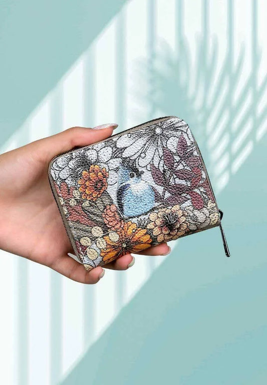 Women Multicolor Wallet - Magic in the Air Design