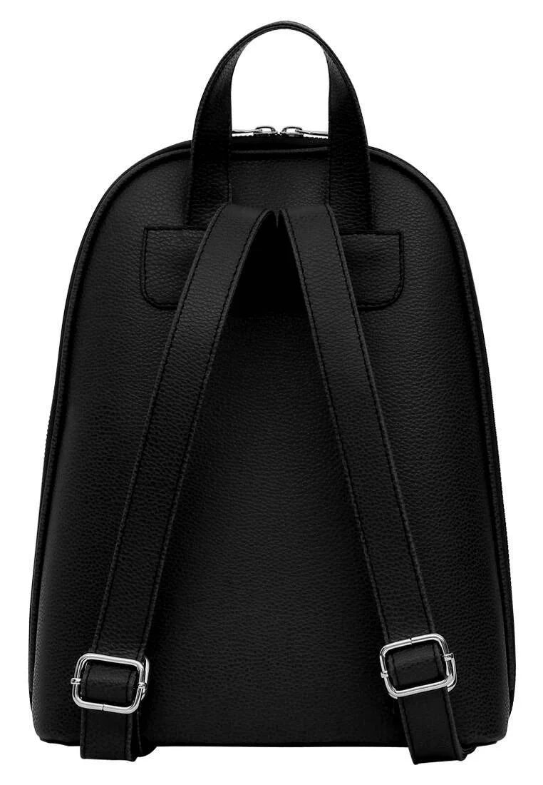 Leather Black Backpack - Magic in the Air Design