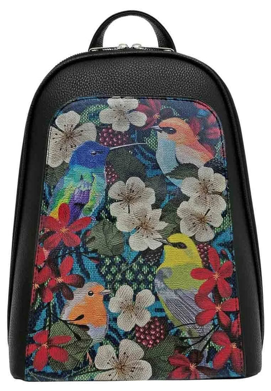 Vegan Leather Black Backpack - Fly Anywhere Design