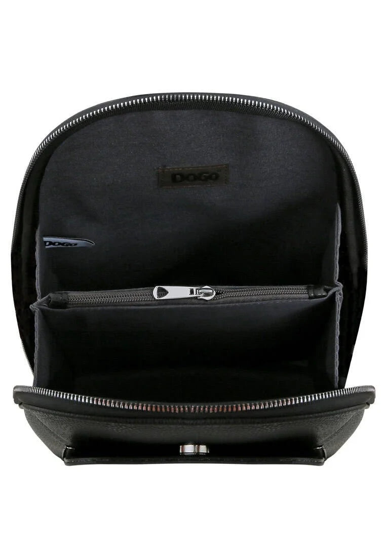 Vegan Leather Black Backpack - Fly Anywhere Design