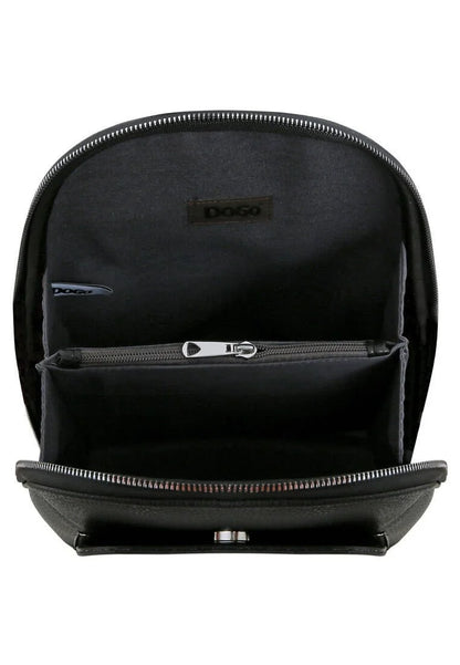 Vegan Leather Black Backpack - Fly Anywhere Design