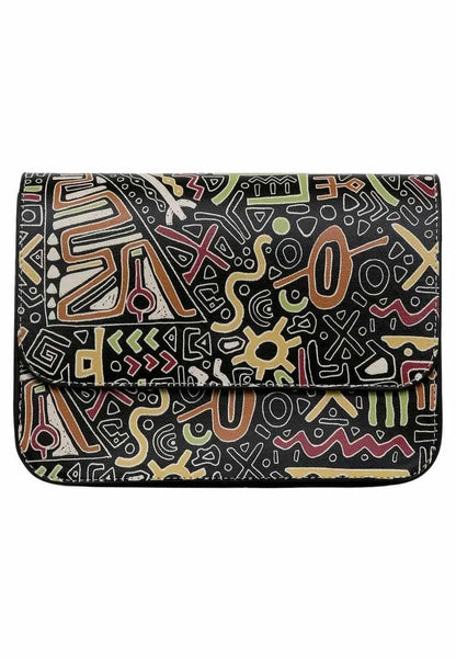 Good Fortune – Vegan Black Graphic Purse