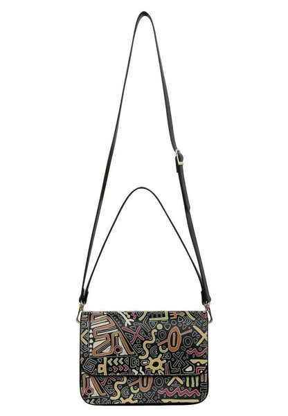 Good Fortune – Vegan Black Graphic Purse