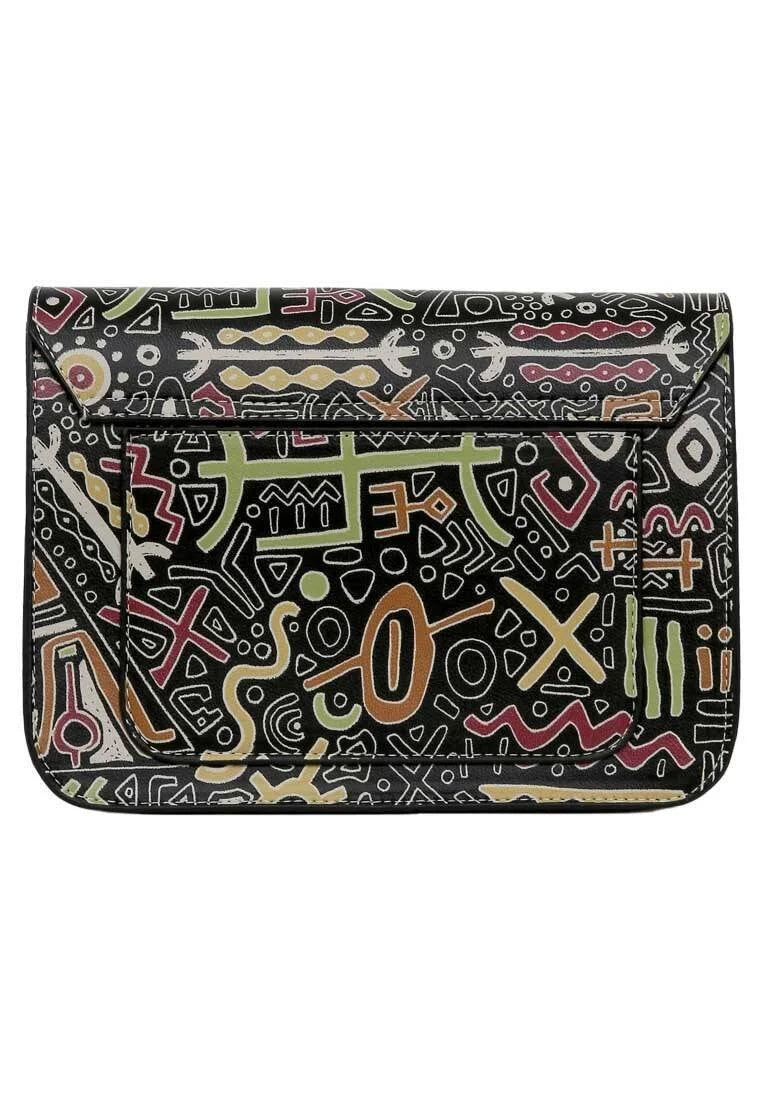 Good Fortune – Vegan Black Graphic Purse