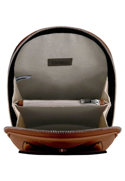 Leather Brown Backpack - The Wise Owl Design