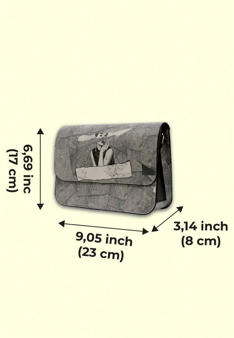 Back to Bold – Vegan Gray Purse