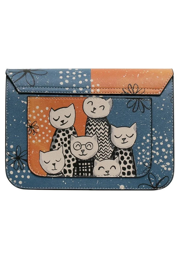 Purrfect Portrait – Vegan Cat Family Handbag