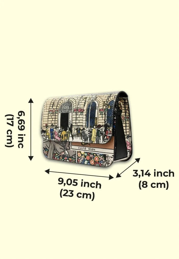 Café Charm – Vegan Multicolor Purse