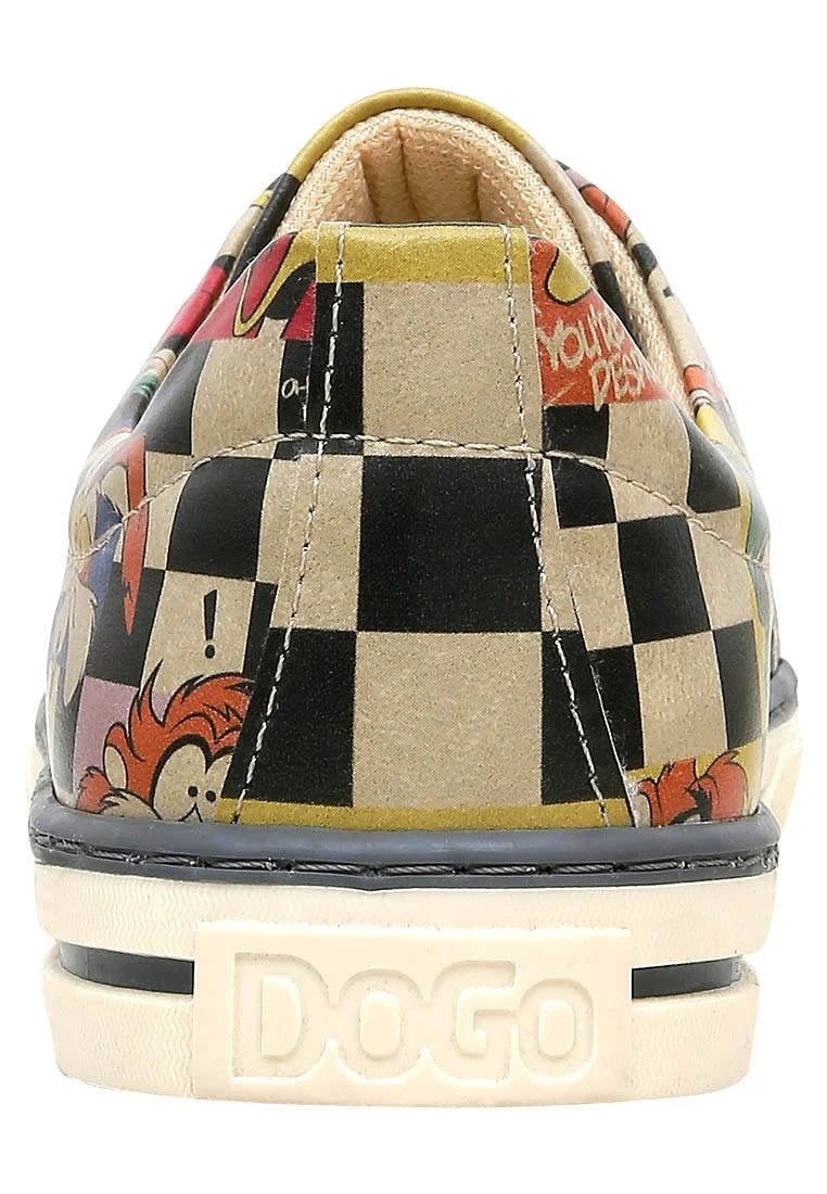 Women Vegan Leather Multicolor Sneakers - Warner Bros You-re-Despicable Design