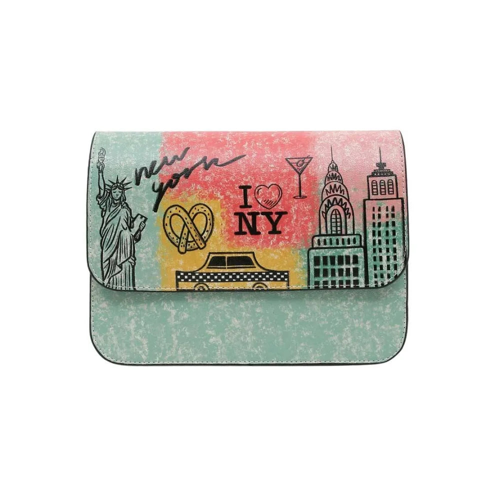 Women Vegan Leather Handbag - New York Design