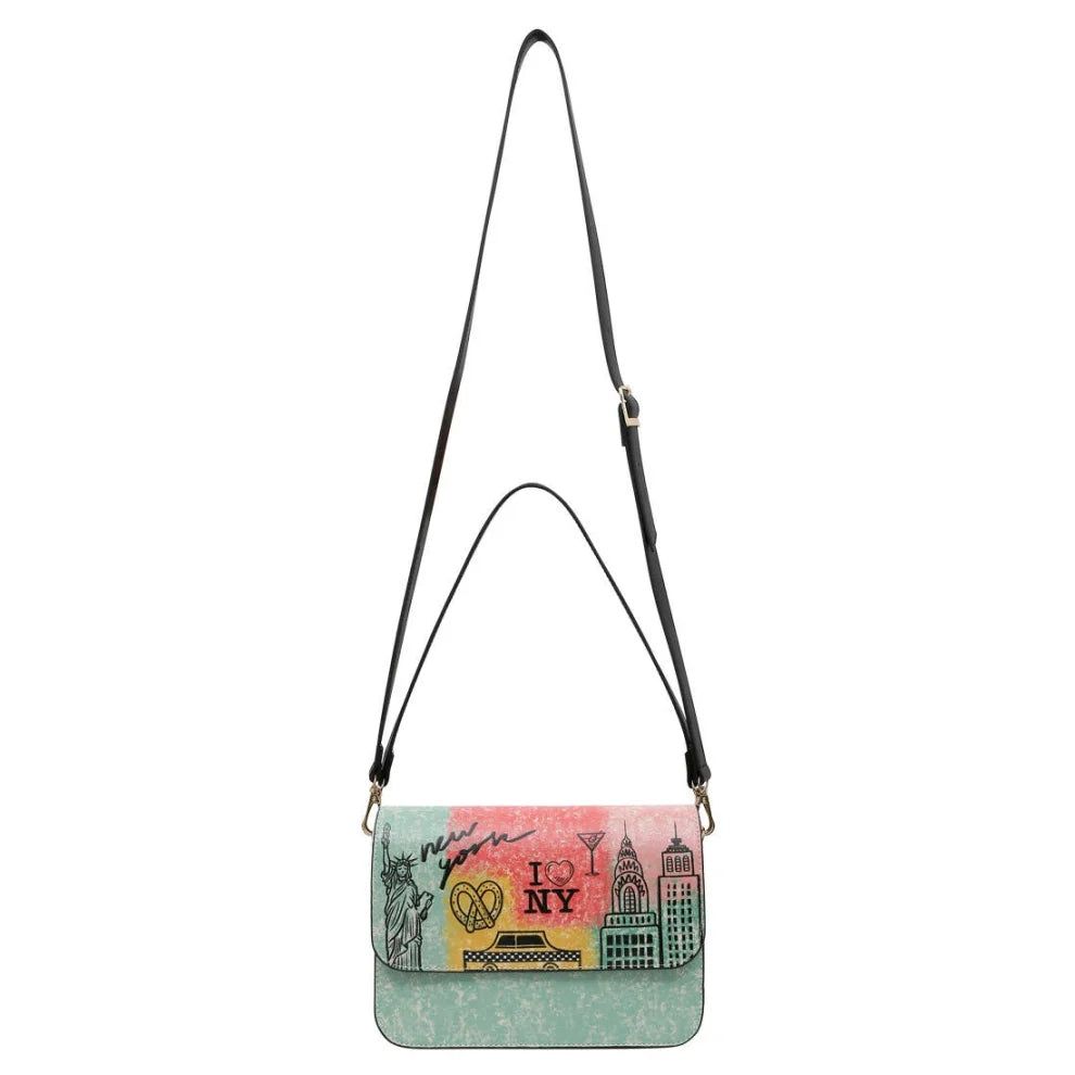 Women Vegan Leather Handbag - New York Design
