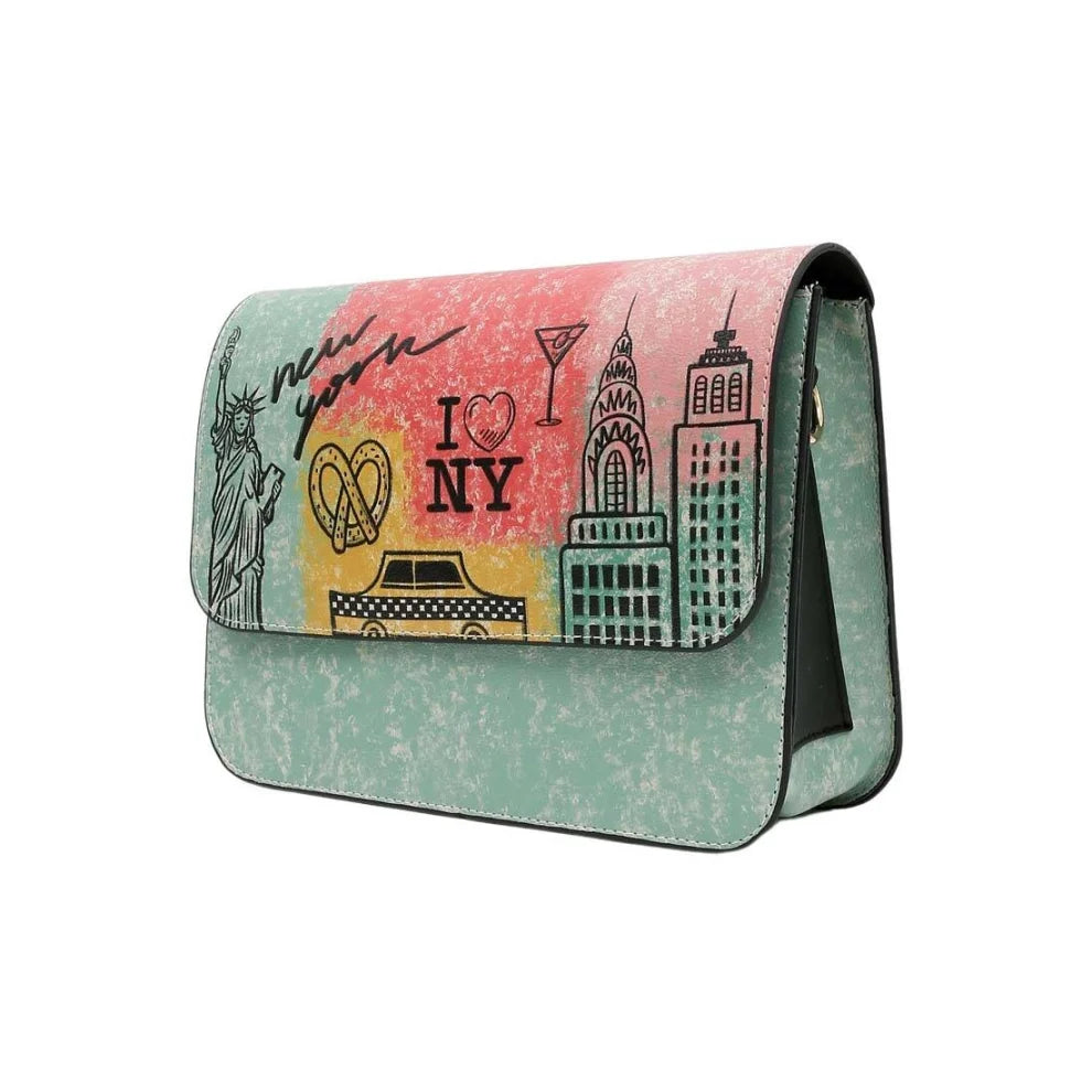 Women Vegan Leather Handbag - New York Design